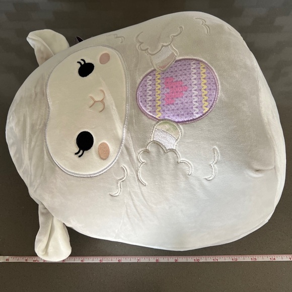 Squishmallows Easter Squad 2023 OLANA The Lamb Holding Easter Egg 14โ BRAND NEW - Picture 14 of 16